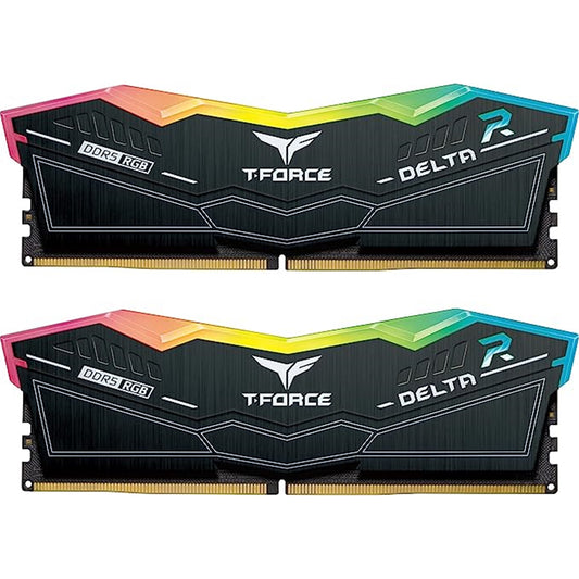TEAMGROUP Delta RGB FF3D532G6000HC38ADC01 32GB (2x16GB) System Memory, 6000MHz, DDR5 Kit - PC Gear UK