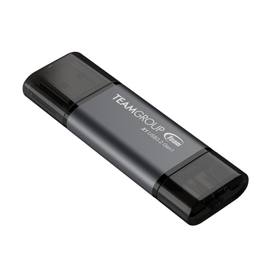 Team TX1364GC01 2 in 1 Dual OTG 64GB Flash Drive, X1 USB 3.2 Gen1, Type C & A, Plug and Play - PC Gear UK