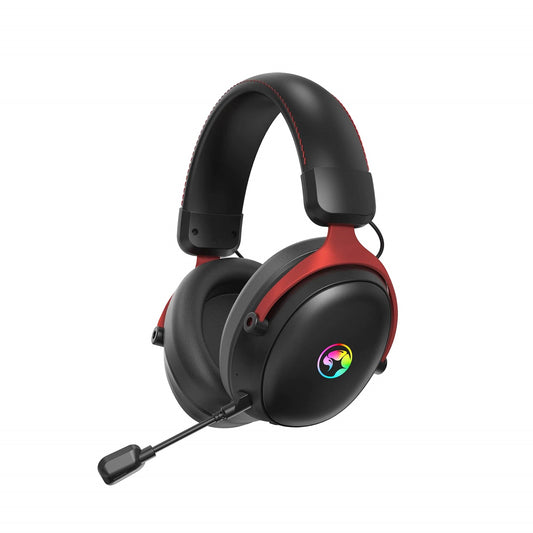 Marvo Scorpion HG9076W Tactic X Pro Wireless Bluetooth / USB-C RGB Gaming Headset (Black) - PC Gear UK