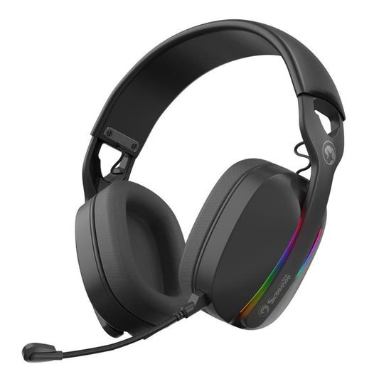 Marvo Scorpion HG9086W Bluetooth and Wired Tri-Mode Connection RGB Stereo Gaming Headphones - PC Gear UK