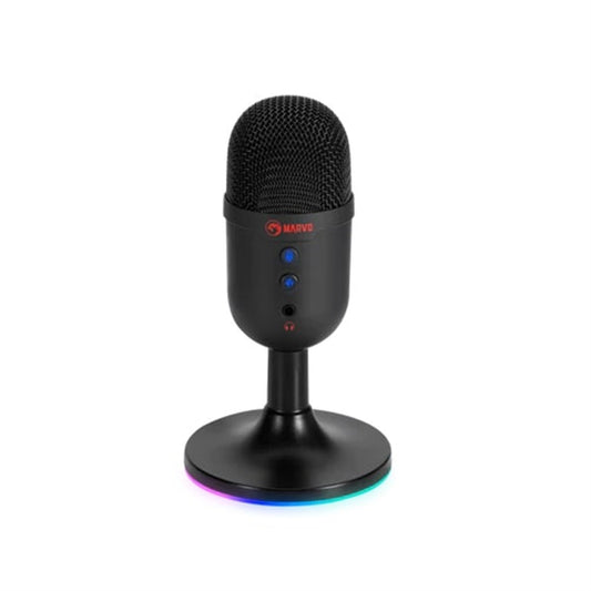 Marvo Scorpion MIC-06 Blast 40 USB RGB Noise Cancelling Wired Microphone (Black) - PC Gear UK