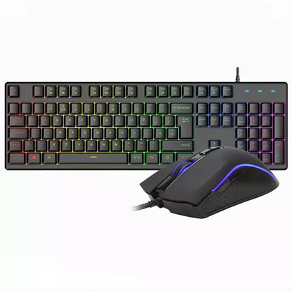 Vida Rebel 2-in-1 RGB Gaming Keyboard & Mouse Combo - UK QWERTY, Black
